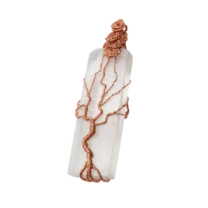 Selenite Tree of Life Large Pendant